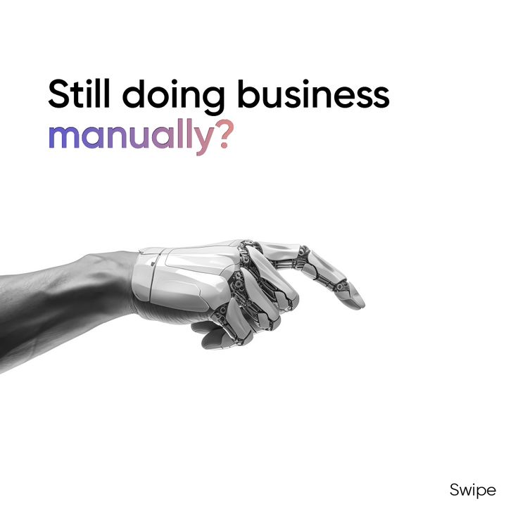 Still doing business manually? — PansimTech Digital AI automation campaign visual