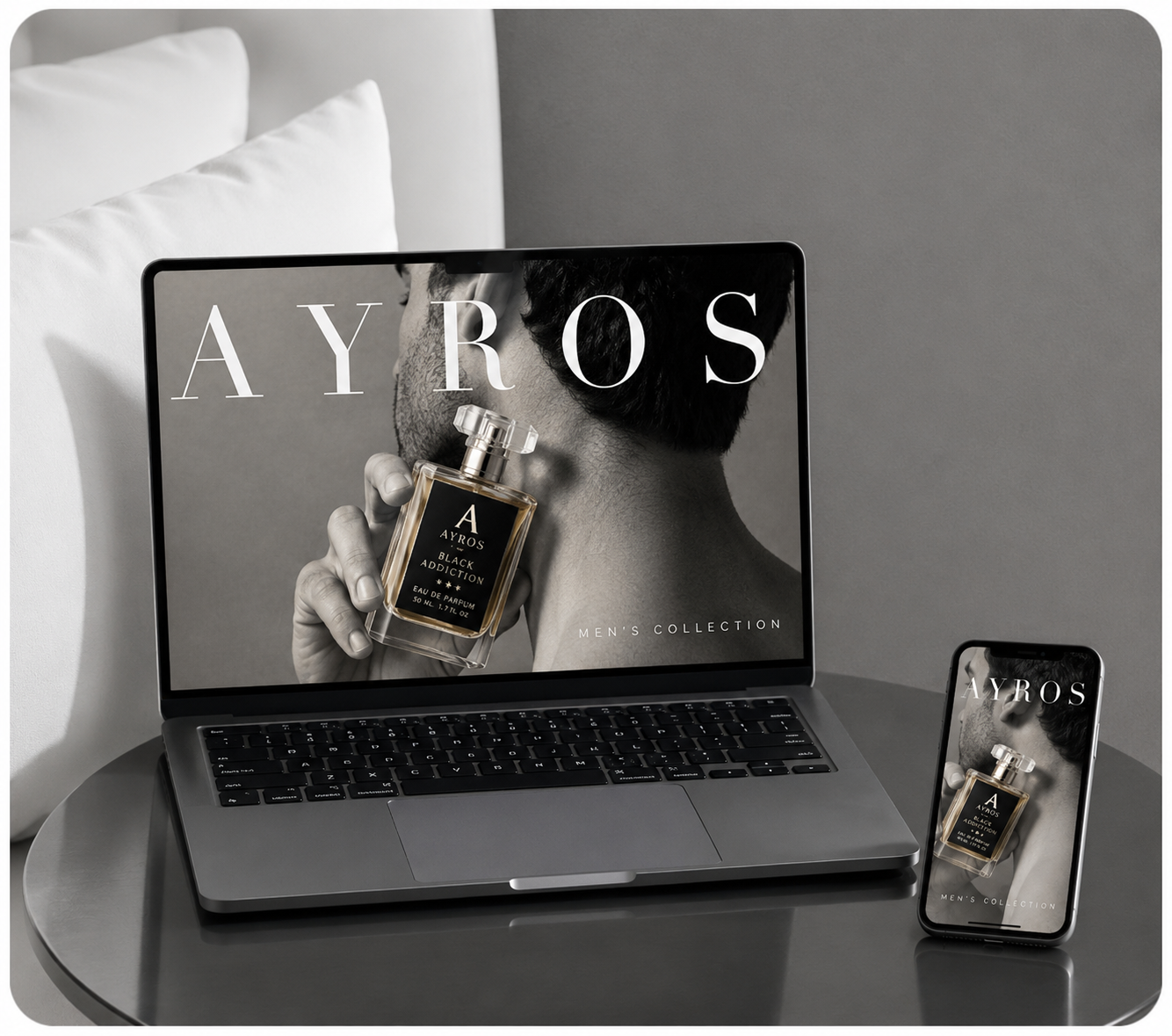 Ayros Shopify store redesign: fragrance ecommerce website case study